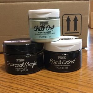 Pink Face and Body Care Products